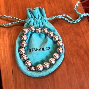 Tiffany bead bracelet in sterling silver